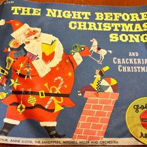 Vintage Christmas 78 record